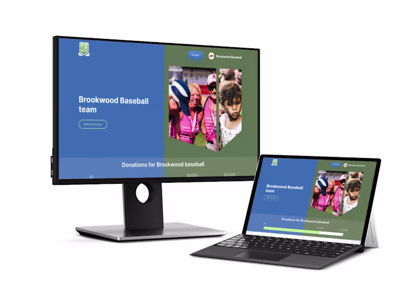 Cover image for Donation website UI/UX design and prototype