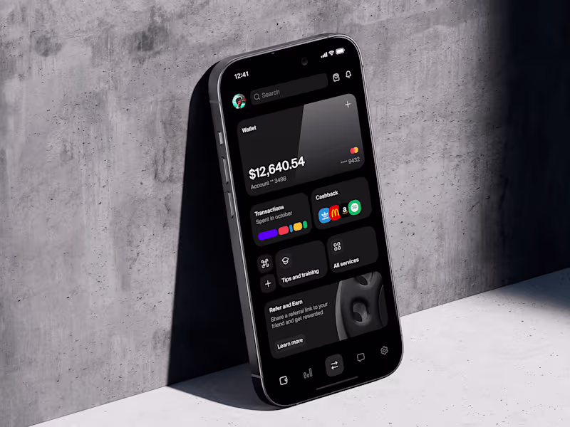 Cover image for Mobile Banking App: UI/UX Design