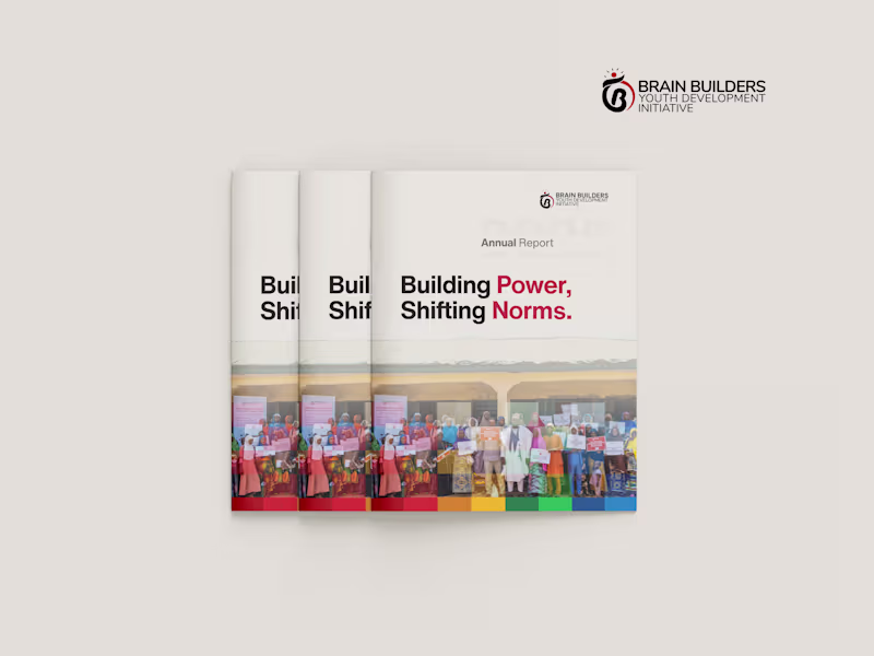 Cover image for Annual Report Design for BBYDI