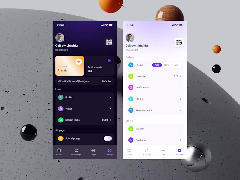 Cover image for Crypto Wallet Mobile App UI Design