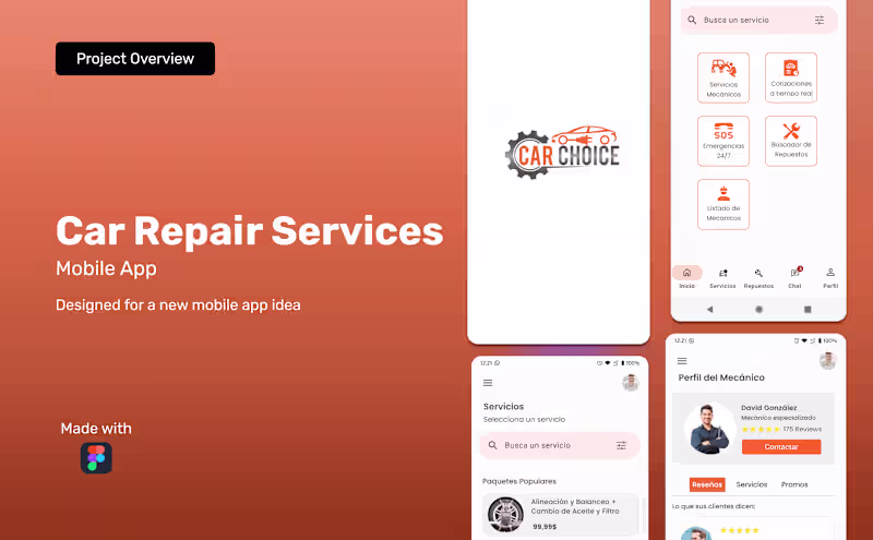 Cover image for Car Repair Services App