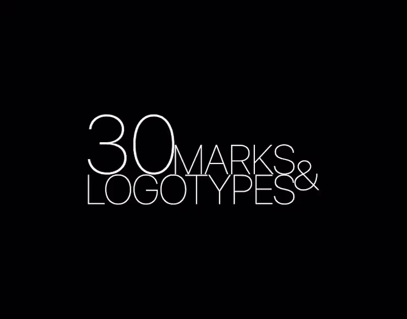 Cover image for 30 MARKS & LOGOTYPES