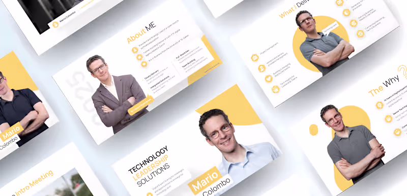 Cover image for Professional Presentation Design for Tech Leadership