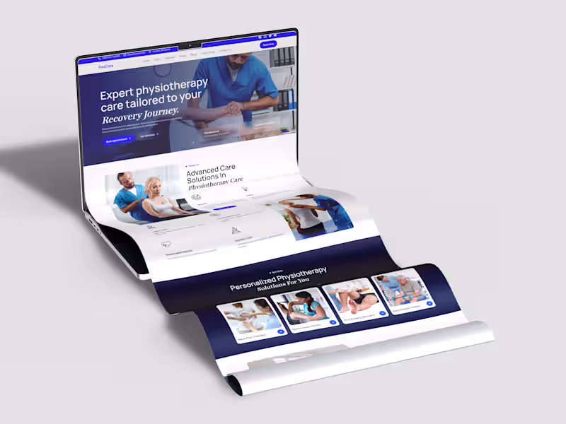 Cover image for Discover FlexCare: Revolutionizing Clinic Website Experience