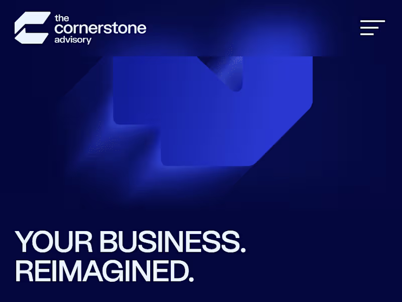 Cover image for Web copy: corporate website for The Cornerstone Advisory