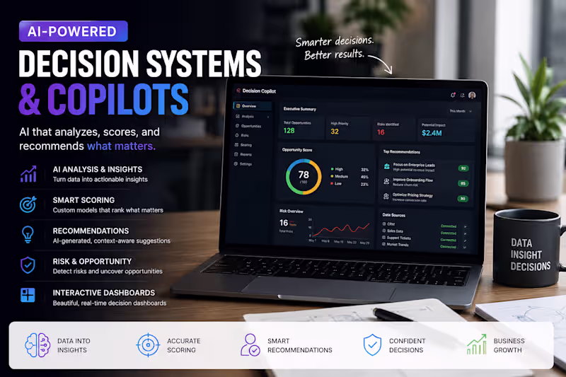 Cover image for Build AI Decision Systems and Intelligent Copilots