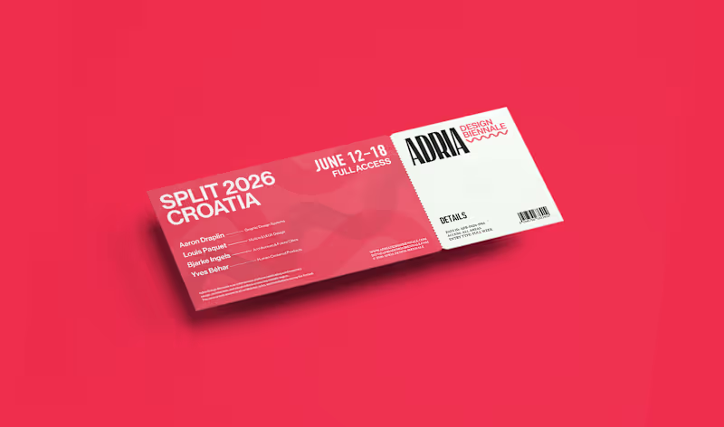 Cover image for Adria Design Biennale Identity System