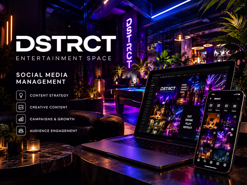 Cover image for DSTRCT | Social Media Management