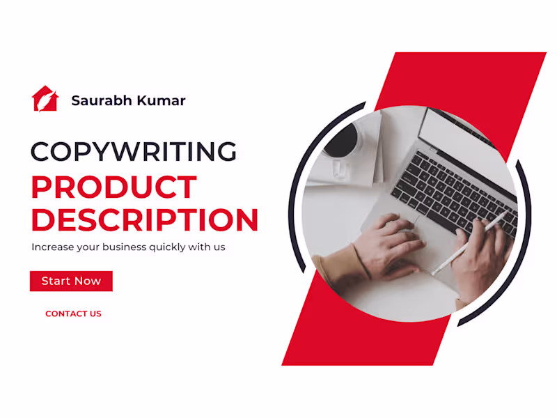 Cover image for Copywriting and Product Description Writing