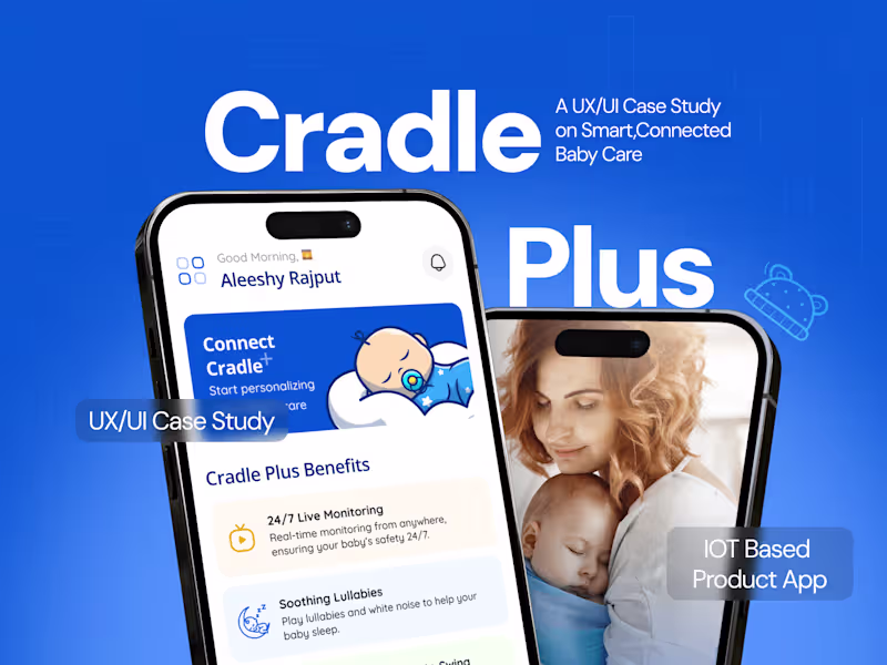 Cover image for Cradle Plus App Design Case Study