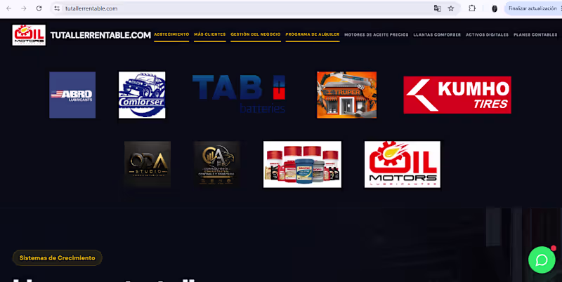 Cover image for Diseño de Landing Pages para Empresas Automotrices