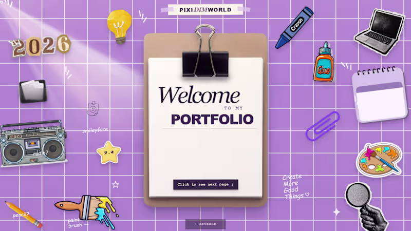 Cover image for portfolio website design