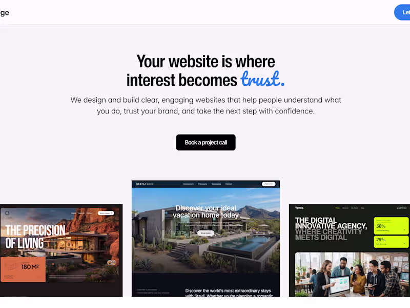 Cover image for Built a high-converting agency landing