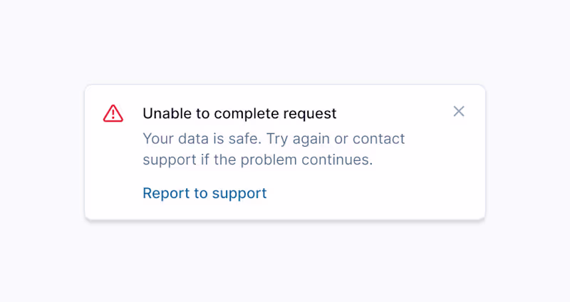 Cover image for ⚠️ Unable to complete request