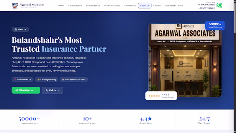 Cover image for A fully responsive, multi-page business