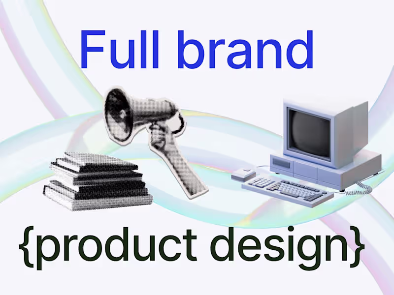 Cover image for Full brand + product design