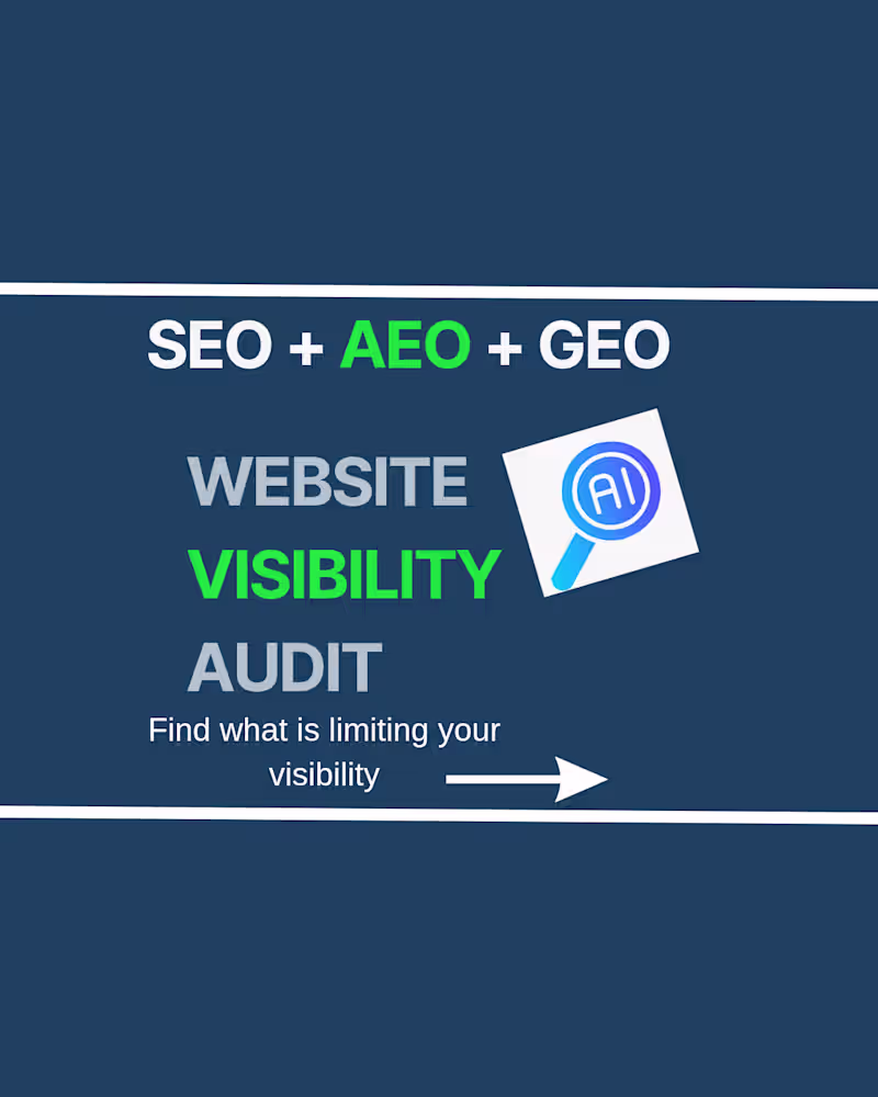 Cover image for SEO, AEO & GEO Audit for B2B SaaS Websites