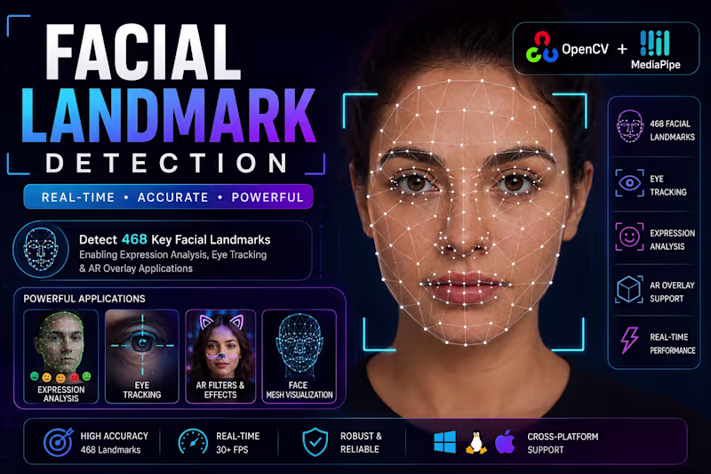Cover image for A real-time facial landmark detection