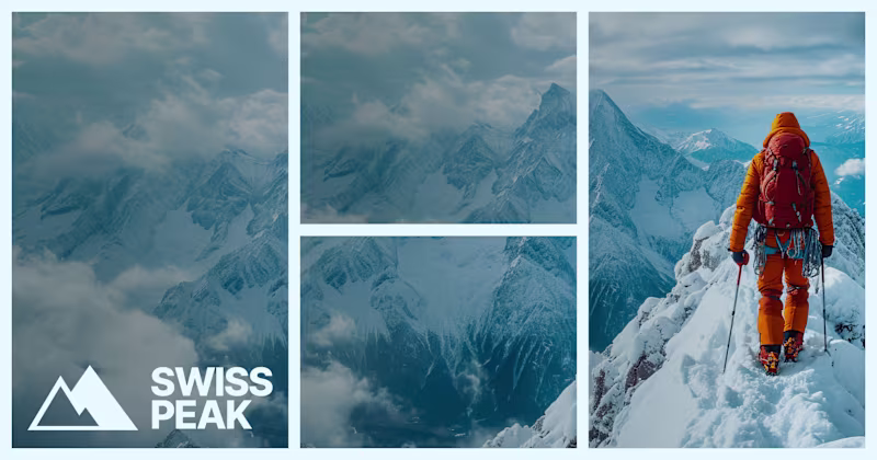 Cover image for Swiss Peak Landing Page (Framer)