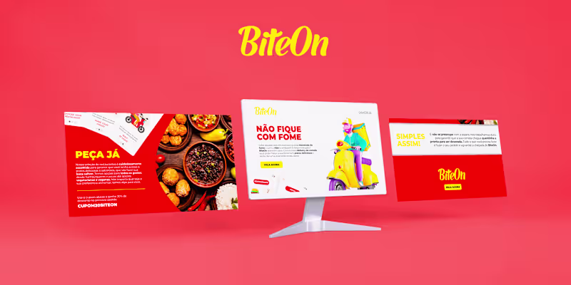 Cover image for Landing Page | BiteOn Delivery App