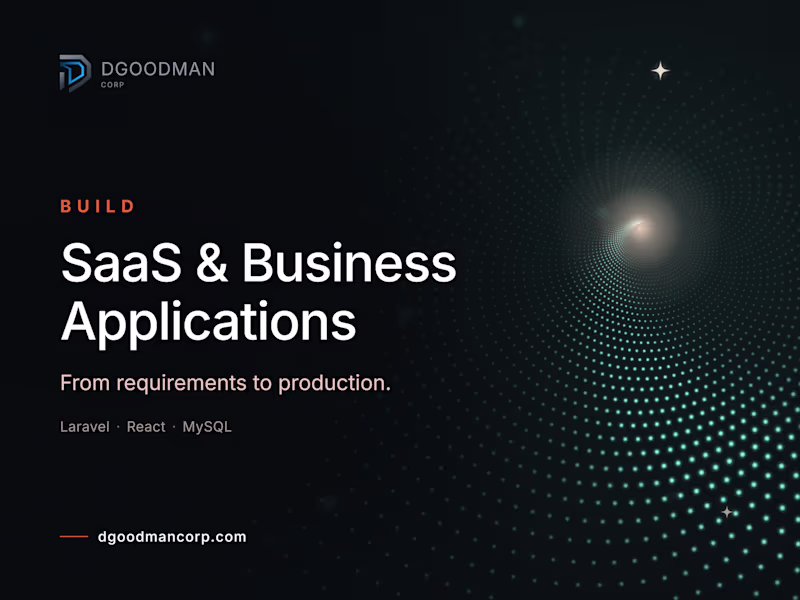 Cover image for Build a SaaS or Business Web Application