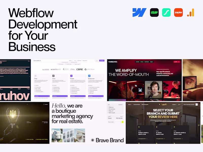 Cover image for Webflow Development