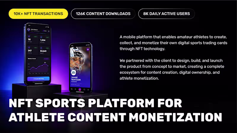 Cover image for 🏒 NFT Sports Platform for Athlete Monetization