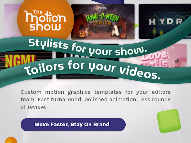 Cover image for The Makeover | Video Branding for Content Creators
