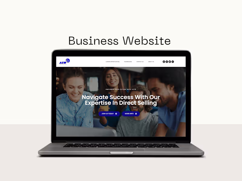 Cover image for Business Consulting Website Design