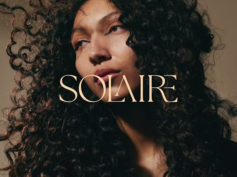 Cover image for Solaire: Hair Care Brand Identity