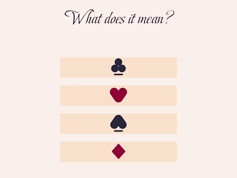 Cover image for Play cards' symbols
