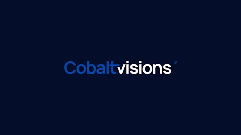 Cover image for Cobalt Vision Holding VC Design Project