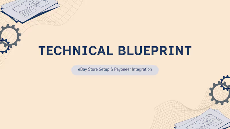 Cover image for Blueprint: Complete International eBay Store