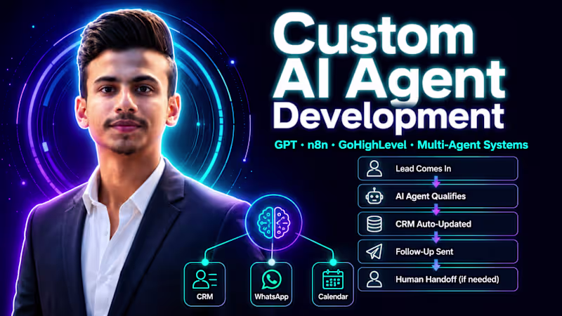 Cover image for Multi Agent Custom AI  system for sales, support and workflows