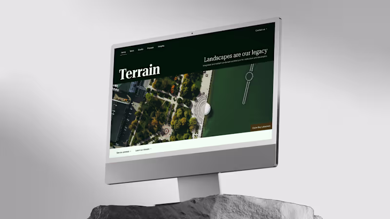 Cover image for Terrain | Framer Site & Brand Visual Identity
