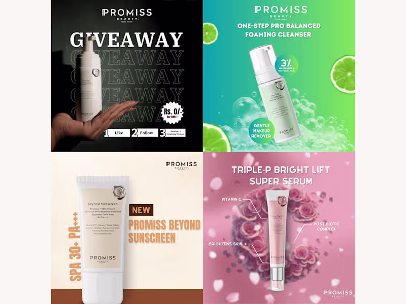 Cover image for Promiss Beauty Social Media Campaign