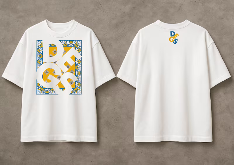 Cover image for New drop: an original t-shirt set for Degs and his latest re...