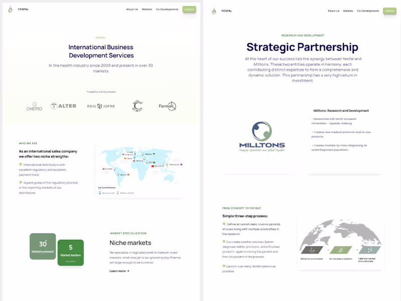 Cover image for Pharmaceutical Redesign - Framer Web Development 