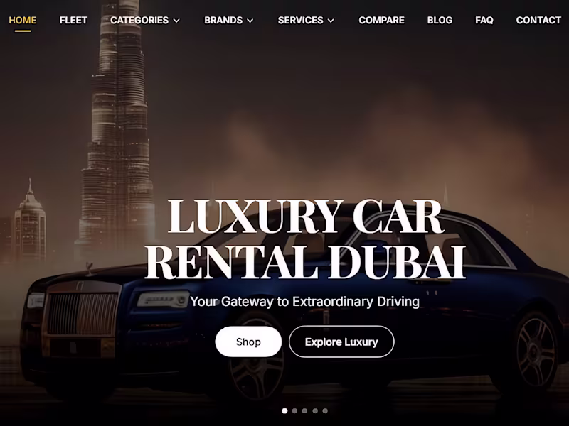 Cover image for Elite Wheels Dubai: Luxury Car