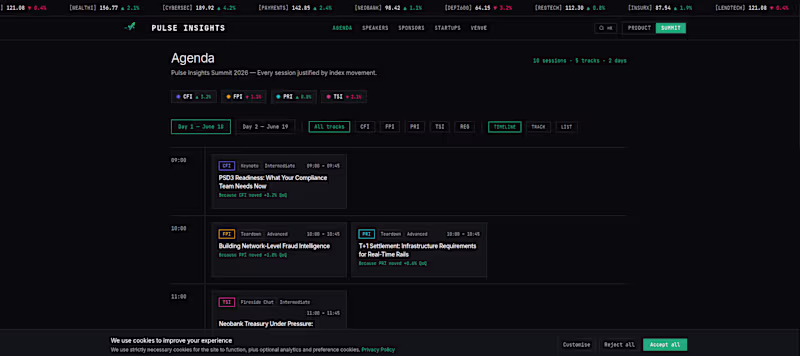 Cover image for Enterprise FinTech Insights Platform Demo for Decision-Makers