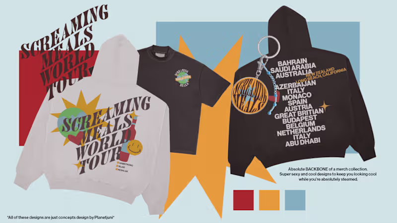 Cover image for Screaming Meals Merch Concepts