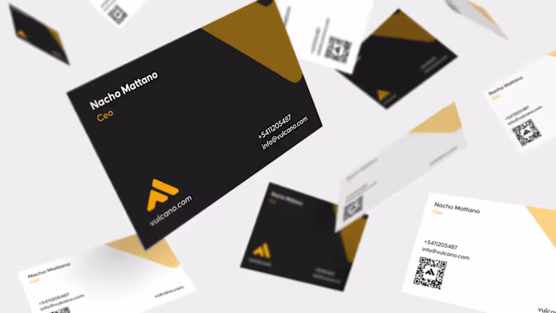 Cover image for Business card | Vulcano
