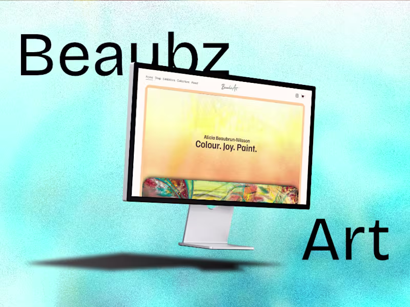 Cover image for BeaubzArt - E-commerce Art Website