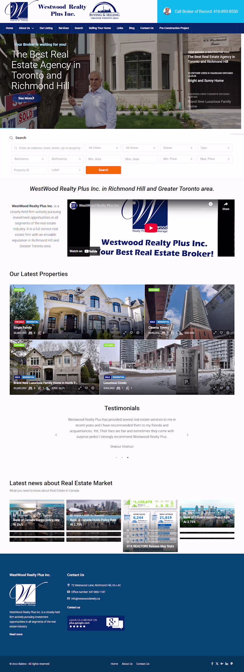 Cover image for Westwood Realty – Real Estate