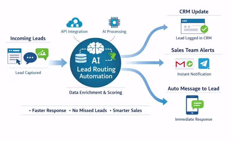 Cover image for AI Lead Routing System -