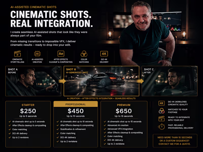 Cover image for AI Cinematic Shot Creation