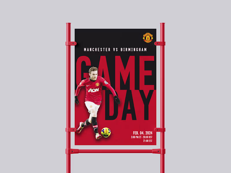 Cover image for Football Manchester Banner