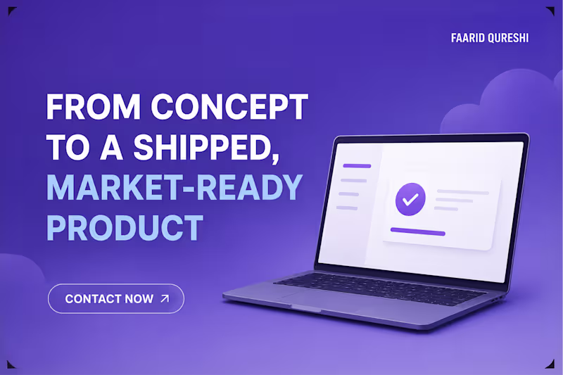 Cover image for From concept to a shipped, market-ready product