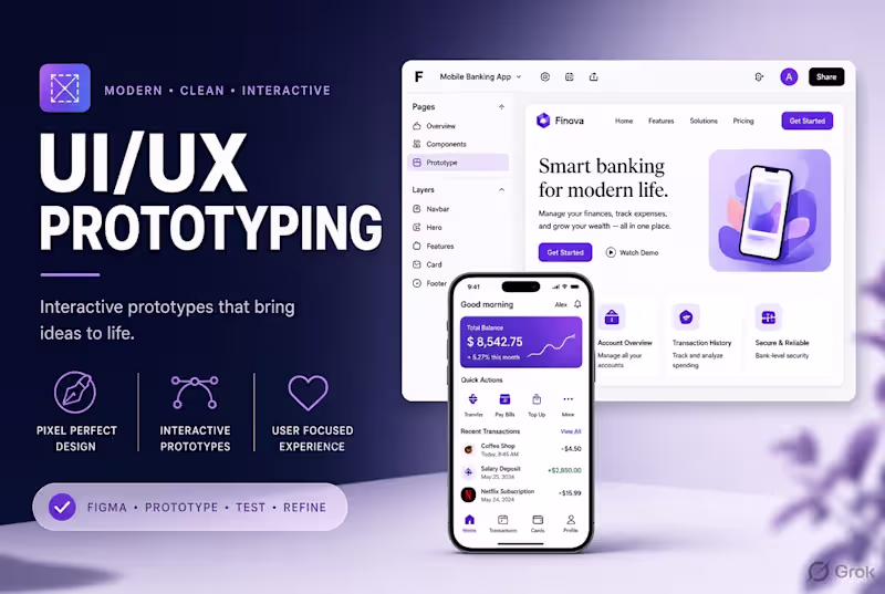 Cover image for Interactive UI/UX Prototyping