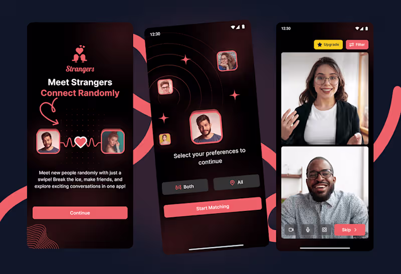 Cover image for Strangers App - Meet New People with a Swipe